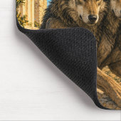 Cerberus, Gothic Fantasy Monster Mousepad (Ecke)