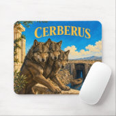 Cerberus, Gothic Fantasy Monster Mousepad (Mit Mouse)