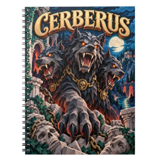 Cerberus, Paper Cut Monster Notizblock (Vorderseite)