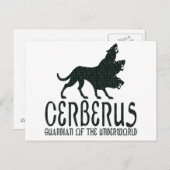 Cerberus Postkarte (Vorne/Hinten)