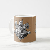 Cerberus und Schlange Kaffeetasse (Vorderseite Links)