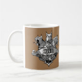 Cerberus und Schlange Kaffeetasse (Links)