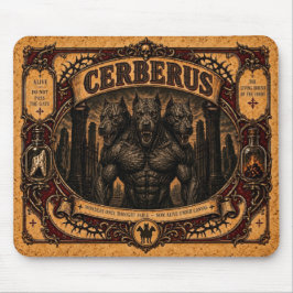 Cerberus, Vintage-Zirkus-Monster Mousepad