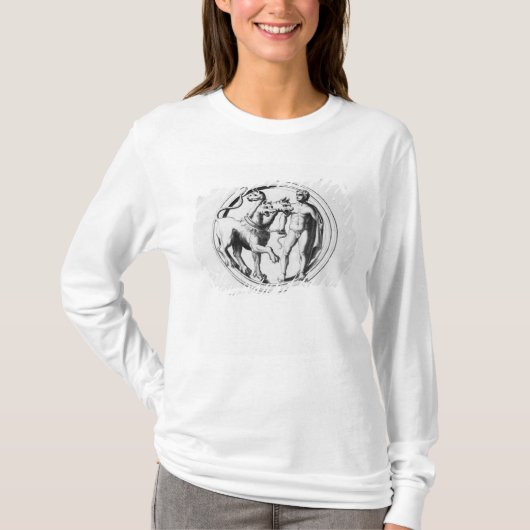 Cerberus zähmte durch Herkules T-Shirt (Vorderseite)