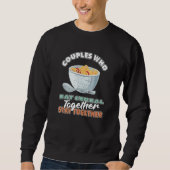 Cereal Couple Breakfast   Wheat Cereal Sweatshirt (Vorderseite)