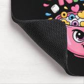 Cereal Killer Cartoon Bowl Funny Breakfast Mousepad (Ecke)