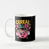 Cereal Killer Cartoon-Schüssel Lustiges Frühstück Kaffeetasse (Links)