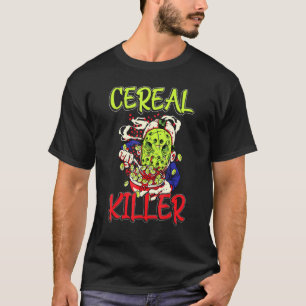Cereal Killer Food Pun Humor Kostüm Halloween T-Shirt