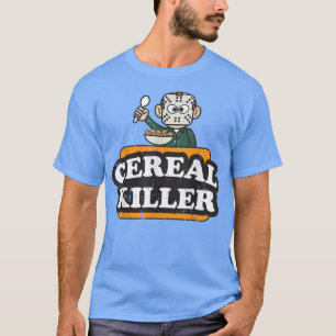 Cereal Killer Food Pun Spaß Kostüm Funny Hallowe T-Shirt