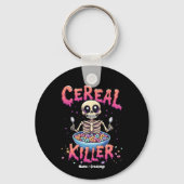 Cereal Killer Frühstück Funny Cereal Bowl Skelett Schlüsselanhänger (Vorderseite)
