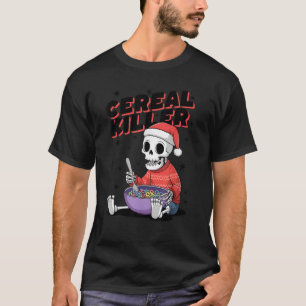 Cereal Killer Halloween Skelett Weihnachten Weihna T-Shirt