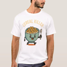Cereal Killer- Lustige Frühstücksschale Cartoon Es T-Shirt
