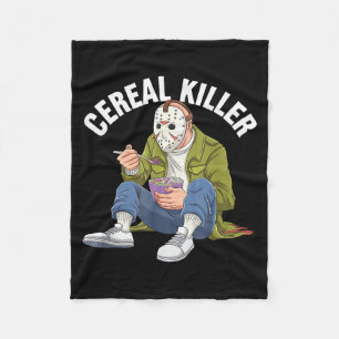 Cereal Killer Lustiger Halloween-Horrorfilm Maskie Fleecedecke