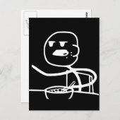 Cereal Meme Typ Postkarte (Vorne/Hinten)