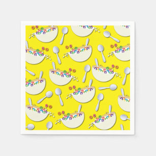 Cereale Bowl Kinder Sleepos Geburtstagspartei Nied Serviette