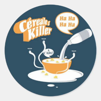 CerealesKiller Runder Aufkleber