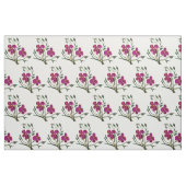 Cerealien Rosa Blume Aquarell > Blumenstoffe Stoff (Fat Quarter (45,7 x 55,9 cm))