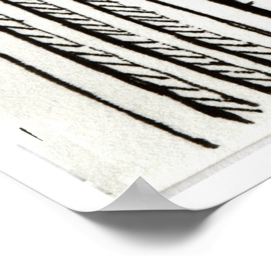 Cerebral Aqueduct Print Poster (Ecke)