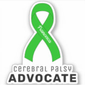Cerebral Palsy Advocate Vinyl Sticker (Vorderseite)