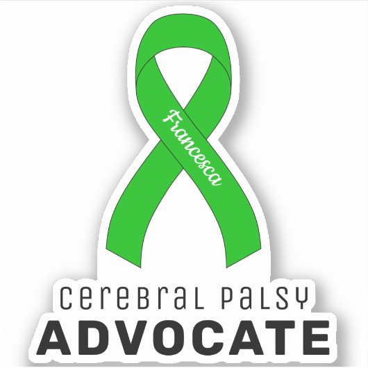 Cerebral Palsy Advocate Vinyl Sticker (Vorderseite)