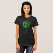 Cerebral Palsy Awareness Cp Women Sunflower Cp T-Shirt (Vorne ganz)