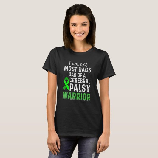 Cerebral Palsy CP Awareness Most Warrior Survivor T-Shirt (Vorne ganz)