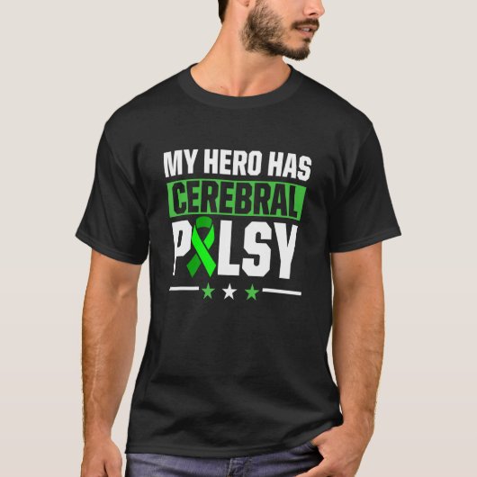 Cerebral Palsy CP Bewusstsein Hero Warrior Survivo T-Shirt (Vorderseite)