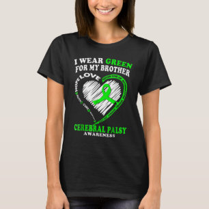 Cerebral Palsy für Vater Mama ich tragen Grün für T-Shirt