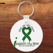 Cerebral Palsy I support my Sister Schlüsselanhänger (Vorderseite)