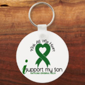 Cerebral Palsy I support My Son Schlüsselanhänger (Vorderseite)