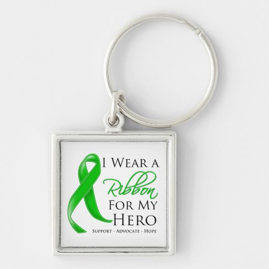 Cerebral Palsy ich trage ein Band für meinen Helde Schlüsselanhänger (Vorne)