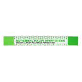 Cerebral Palsy Sensibilisierungsmuster Ribbon Ripsband (Vorderseite)
