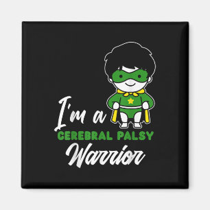Cerebral Palsy Warrior Cp Hero Cerebral Palsy Awar Magnet
