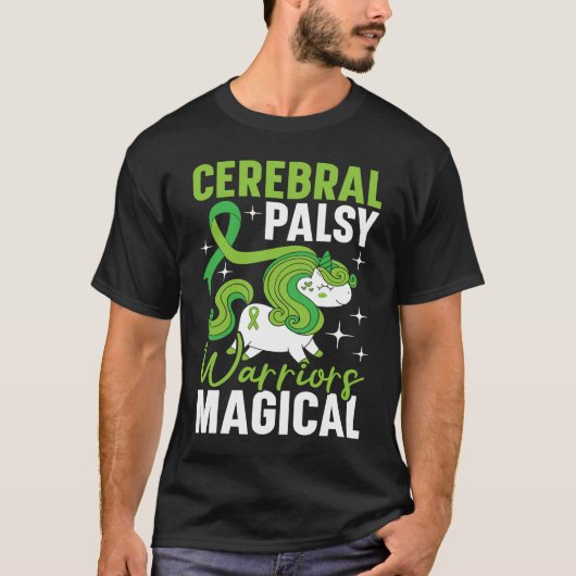 Cerebral Palsy Warriors Are Magical Unicorn  CP T-Shirt (Vorderseite)