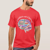 Cerebro en llamas con krankño de síntomas T-Shirt (Vorderseite)