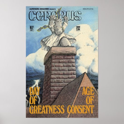 Cerebus-Ausgabe #67-Deckplakat Poster (Vorne)