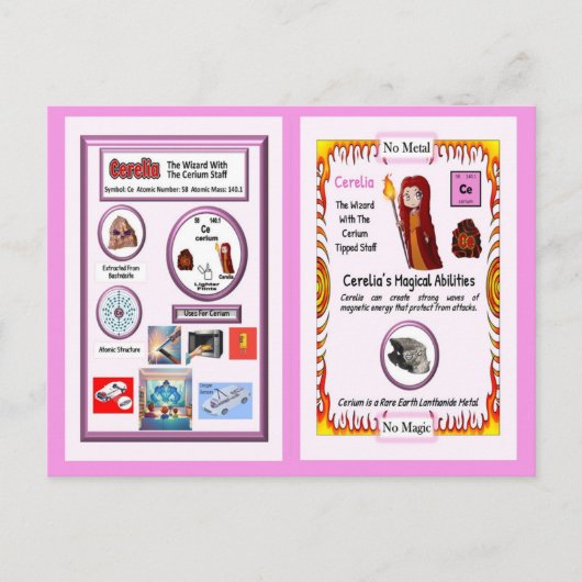 Cerelia - Cerium Trading Card Postkarte (Vorderseite)