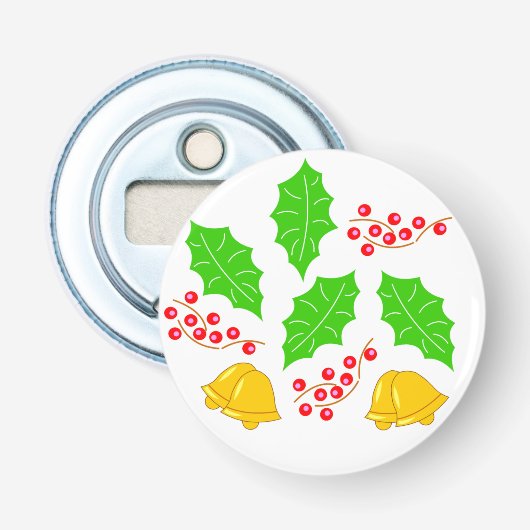 Ceremonia de Cerezo de Navidad Adorno Ceramic Orna Flaschenöffner (Vorderseite)