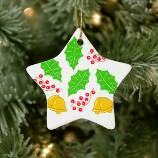 Ceremonia de Cerezo de Navidad Adorno Ceramic Orna Keramik Ornament