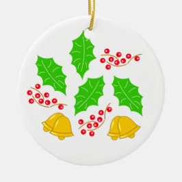 Ceremonia de Cerezo de Navidad Adorno Ceramic Orna Keramik Ornament