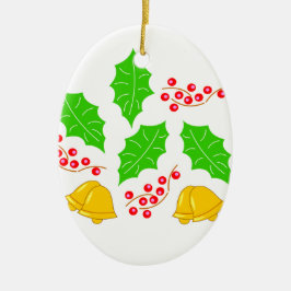 Ceremonia de Cerezo de Navidad Adorno Ceramic Orna Keramik Ornament