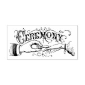 Ceremony Gummistempel (Prägung)