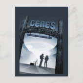 Ceres Dwarf Planet Space Sci Fi Postkarte (Vorderseite)