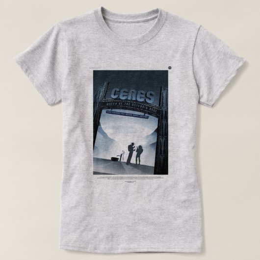 Ceres Fantasy Space Tour T-Shirt (Design vorne)