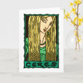 Ceres Greeting Card Karte (Gelbe Blume)