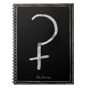 Ceres hammered silber stilisierte Sonnensystem Notizblock