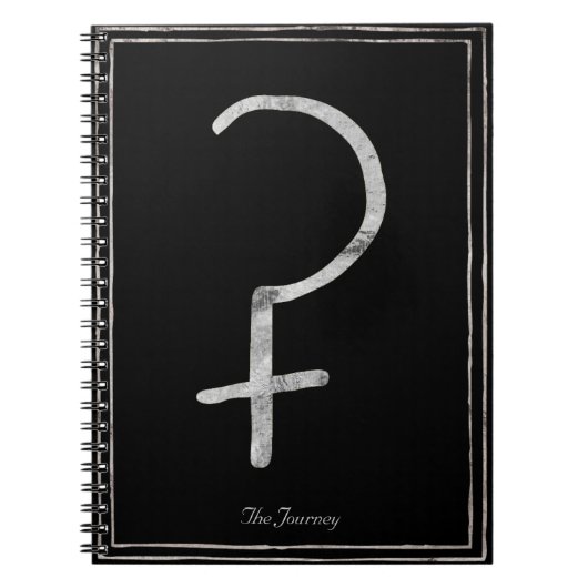 Ceres hammered silber stilisierte Sonnensystem Notizblock (Vorderseite)