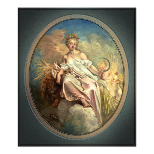 Ceres (Sommer) von Antoine Watteau Fotodruck