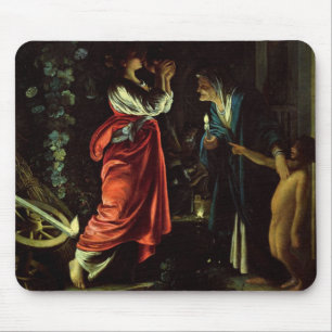Ceres und Stellio (Öl auf Kupfer) Mousepad