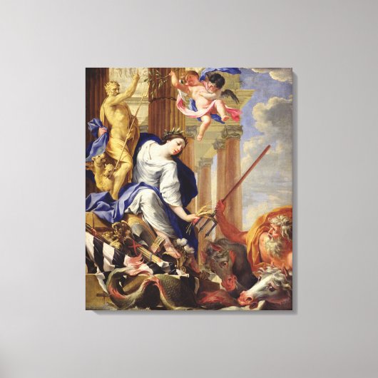 Ceres Vanquising the Attributes of War Leinwanddruck (Vorderseite)